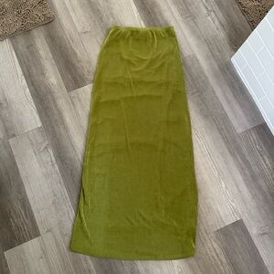 Princess Polly Olive Maxi Skirt